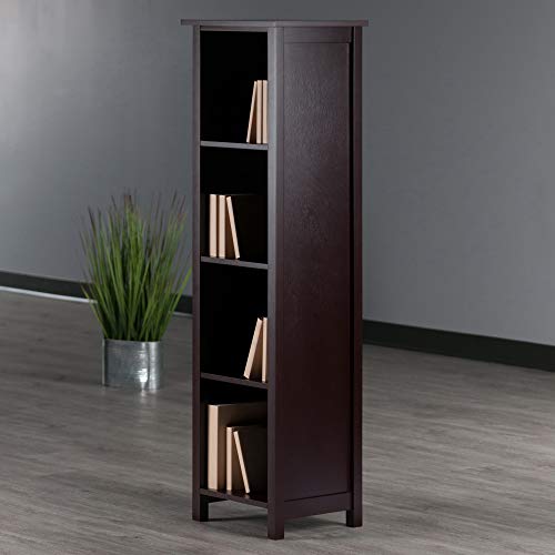 Winsome Wood Milan Storage/Organization, Tall, Antique Walnut #TOP1