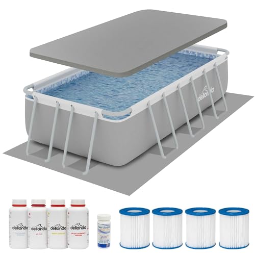 Dellonda 13ft Steel Frame Swimming Pool DL139