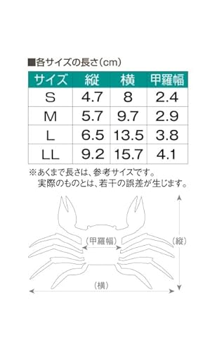 OWNER(オーナー) ワーム やわらカニベイト LL 赤 82588 2枚目
