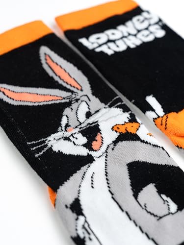 United Labels 5 paia di calzini da uomo Looney Tunes, multicolore, 40-45, calzini uomo Bugs Bunny, Daffy Duck e Co., Calze da uomo, multicolore, 40-45 - 3