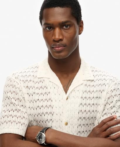 Chemise Superdry Chemise à manches courtes en texture tricotée EU - vue 4