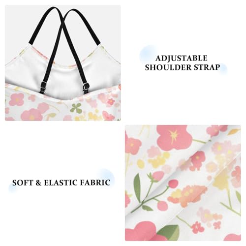 KLL Organic Garden Safari Strawberry Toddler Girls 1-Piece Swim Suit Beach Swimwear Adjustable Strap UPF 50+3