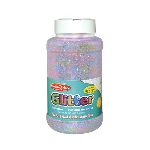 Creative Arts by Charles Leonard Glitter, 16 Ounce Bottle, Iridescent (41175)