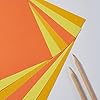 30 sheets Cardstock Paper 8 1/2 x 11 Inches for Crafts and Invitations (Orange/Orange-Red/Yellow) #5