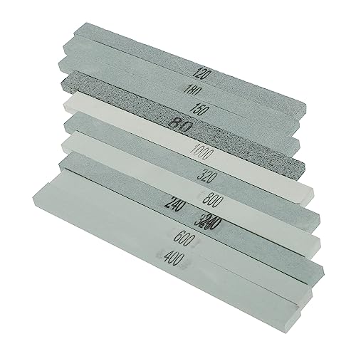 CIYODO Bâtonnets De Ponçage Pour Bois Outils De Ponçage De Plastique Variété De Granulométries Usage Sec Et Humide