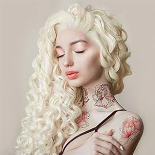 Imstyle Platinum Blonde Lace Front Wigs Long Loose Curl Daenerys Wig for Women