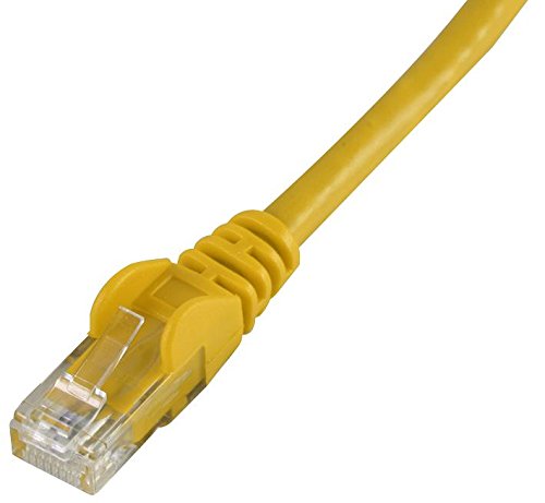 Pro Signal PSG91006 Cat6 Snagless UTP Ethernet Patch Lead, 15 m, Yellow, 15m
