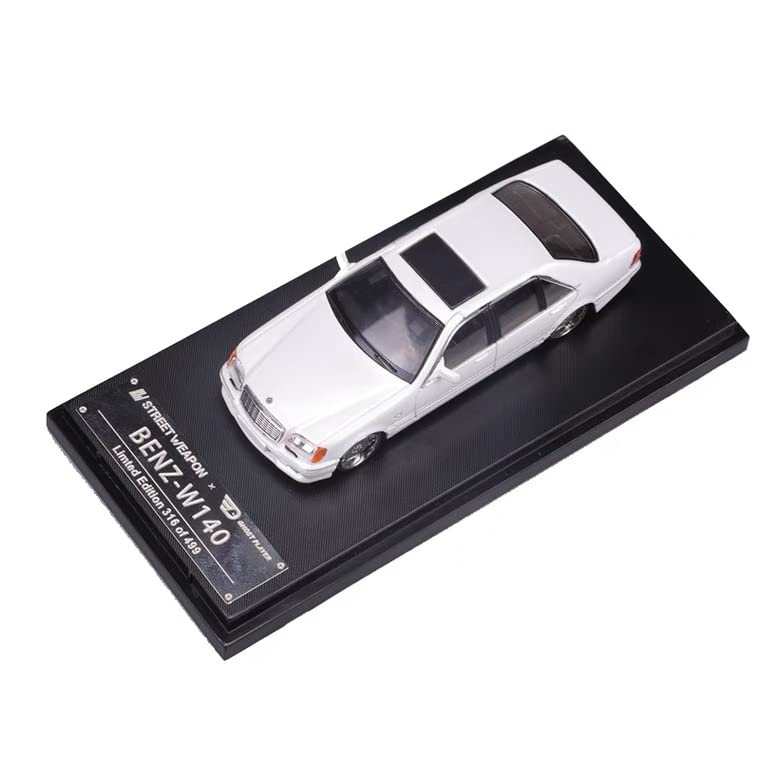 Amazon | 1/64 Street Weapon ベンツ W140 白 | プラモデル 通販