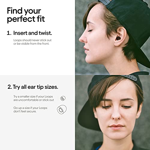 Loop Experience Ear Plugs For Concerts – High Fidelity Hearing Protection For Noise Reduction, Motorcycles, Work & Noise Sensitivity – 8 Ear Tips In Xs, S, M, L – 18Db Noise Cancelling #TOP4