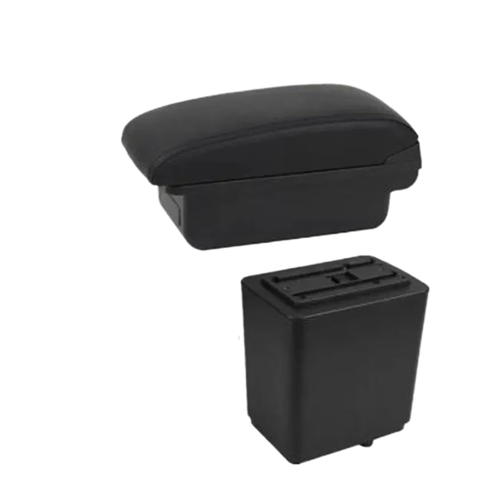 Ggwqoops Car Armrests For Citroen For Berlingo Car Armrest Box Dedicated Retrofit Storage Accessories Armrest Box(A1 black line No USB)