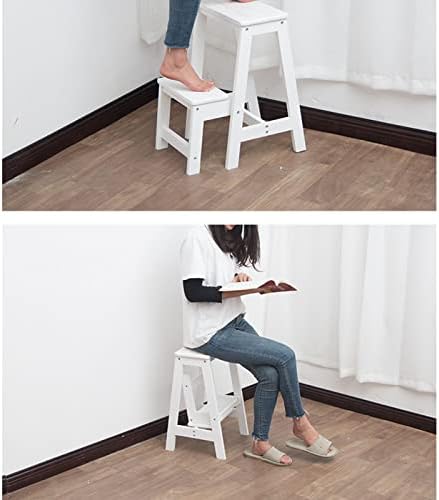 Folding Step Stool, Lightweight and Foldable 2 Step Ladder for Home, Kitchen, Loft, and Camping