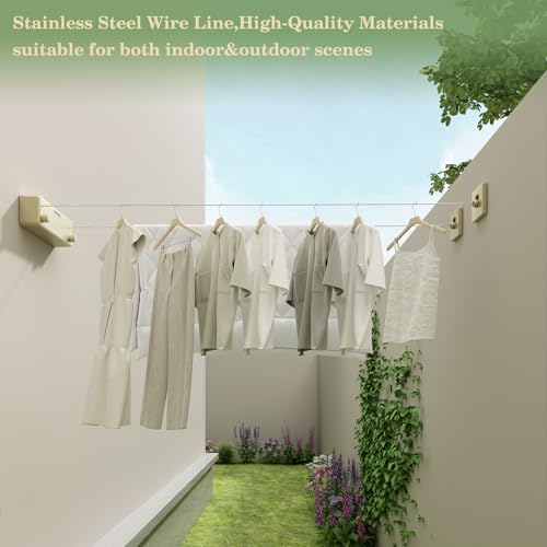 Corde à linge rétractable et anti-affaissement pour optimiser vos balcons - 4
