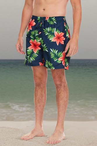 Image of Kanu Surf Men's Big Viper Extended Size Stripe Swim Trunk