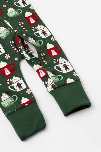 Image of MONICA + ANDY One Piece Baby Pajamas, 100% Organic Baby Clothes for Girls and Boys, Sizes For Newborn and Infant