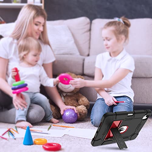 Bentoben Ipad Air 5Th Generation Case, Ipad Air 4Th Generation Case, 3 In 1 Shockproof Kickstand With Pencil Holder Protective Kids Girls Women Boys Men Tablet Case For Ipad Air 10.9", Navy Blue/Green #TOP6