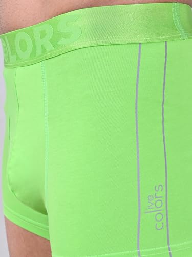 Image of Rupa Colors Pep Collection Trunk for Men, Cotton Blend, Anti Ride-Up, Snug Fit, Pack of 1