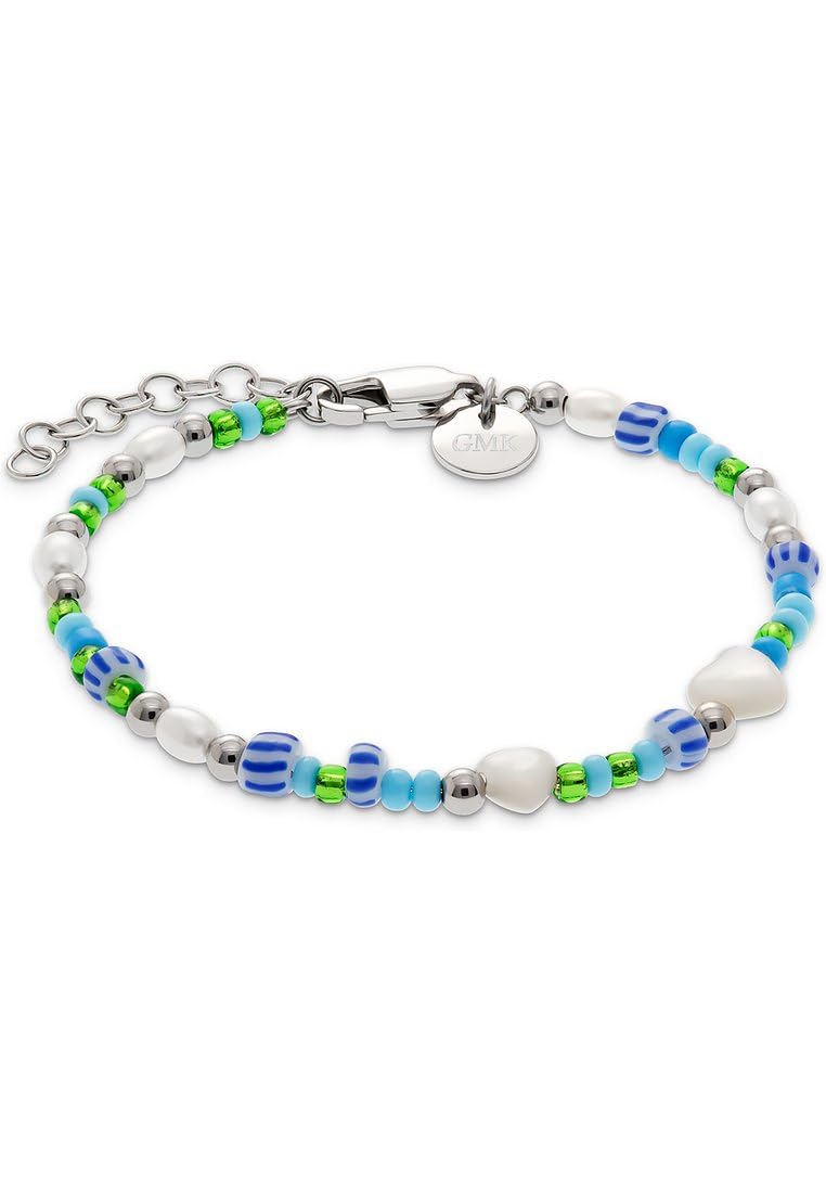 Guido Maria Kretschmer Jewelry Damen-Armband Edelstahl, Perle, Kunststoff 5 Muschelkern