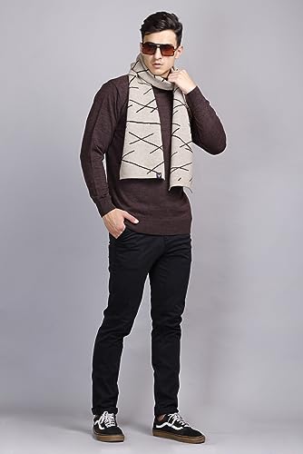 Image of GODFREY Woolen Full Sleeve Sweaters for Men Winter Wear - Turtle Neck Pullover for Men Stylish