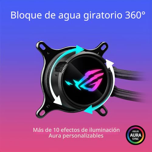 Refrigeración líquida 360 ROG Strix LC III con bomba Asetek Gen7 v2 2