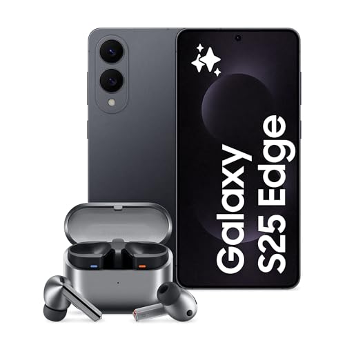 Samsung Galaxy S25 Edge con Galaxy Buds3 Pro Graphite, Auricolari