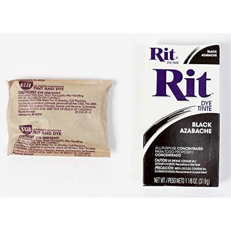 Rit مسحوق صبغ لجميع الأغراض، أسود (42809)