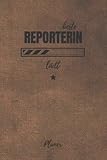 beste Reporterin lädt Planer: für die Ausbildung o. Weiterbildung | Perfekt für Frauen/Mädchen, die Interviews führen | Ausbildungsbeginn Geschenk