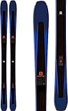 Salomon XDR 88 Ti Skis Black/Dark Blue/Orange Mens Sz 186cm