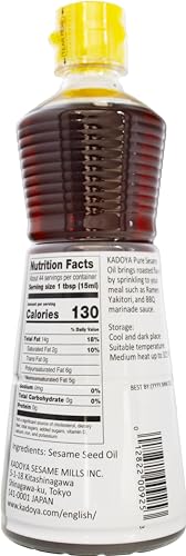 Kadoya KADOYA1231 Sesame Oil, 22.10 Fl Oz thumb #2