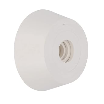 FunChem Filter Adapter Cones, 9 Pack White Wear-Resisting Tapered Collar Rubber Stopper Buchner Funnel Flask Cones Adapter Set, Smooth Surface, White