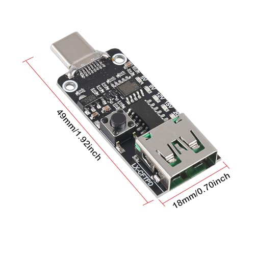Image of 4pcs USB-C PD QC DC 5V 9V 12V 15V 20V Adjustable Voltage Power Trigger Module 5A Type-C Male USB Port Input (Type-C Male - USB)