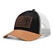Christian US Flag Trucker Hat for Men and Women Christian Cross Hats Religious Leather Patch Adjustable Baseball Cap Gift