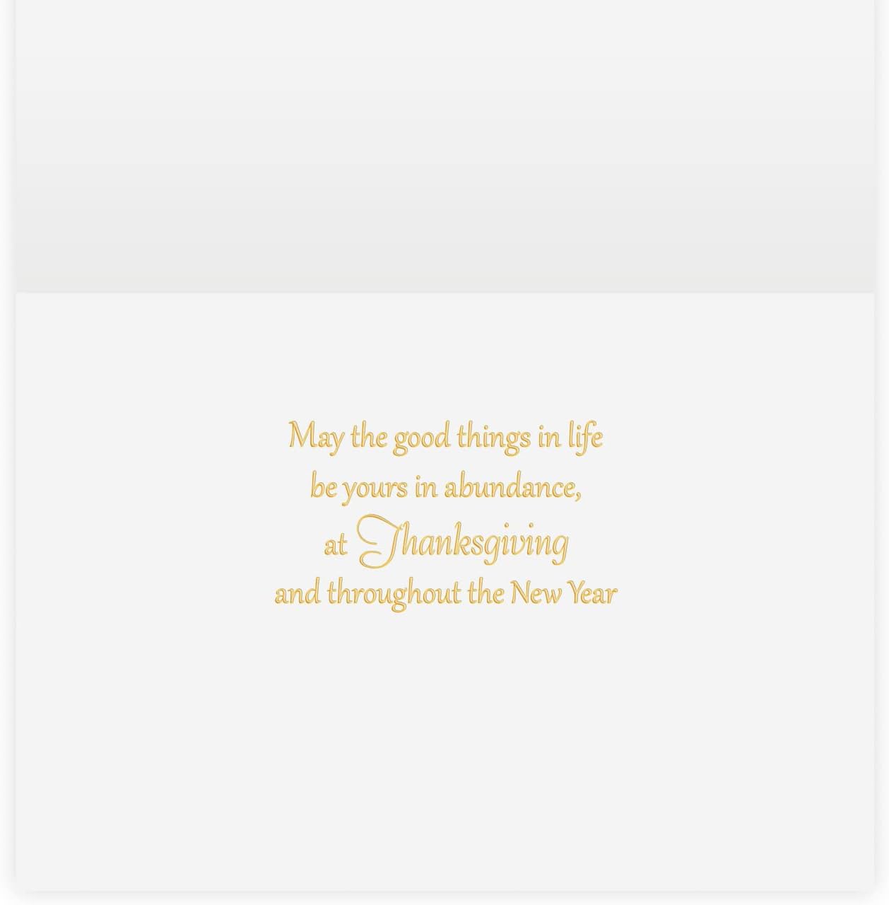 The Gallery Collection, 25 Count Card Pack, Thanksgiving Cards with Foil Lined Envelopes (Landscape at Hancock, New Hampshire), For Business or Consumer