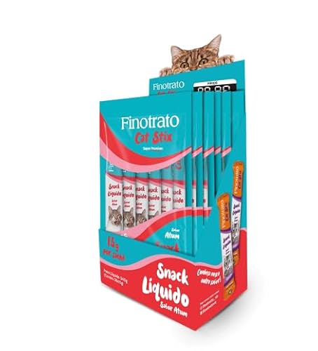 Petisco Cat Stix Finotrato Caixa com 36 tubos de 15g Atum