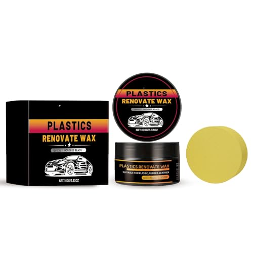 Advanced Plastic Restorer Paste for Cars - 3.5oz Scratch Repair