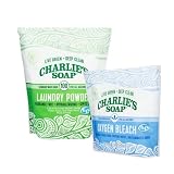 Charlie’s Soap Laundry Powder (100 Loads, 2.64 lb) and Oxygen Bleach (40 loads, 1.3 lb) - Biodegrada