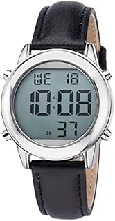 Master Time Funk Quarz Sprechende Herren Uhr Analog mit Leder Armband MTGA-10811-85L