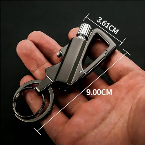 Mechero de llavero metálico recargable e impermeable en pack de 2 7