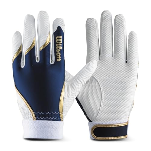 Wilson(EC\) Ўp p WL-1 WHITE/NAVY Ep L WB5750701L