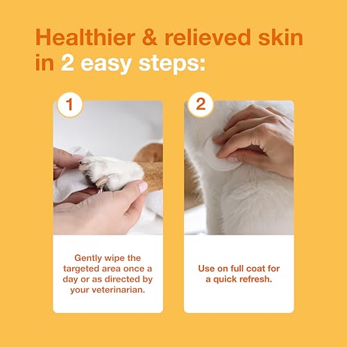 image for Douxo S3 Pyo Pads, Contains 3% Chlorhexidine & 0.5% Ophytrium, Antisep