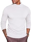 jersey blanco hombre pull and bear 【Combinaciones Versátiles】Este suéter es imprescindible para el hombre que busca un estilo sofisticado y comodidad durante todo el día. Perfecto tanto en combinación casual con jeans como en look formal con pantalones de vestir, este suéter de cuello alto es ideal para toda ocasión. También puede usarse como capa base debajo de una chaqueta o abrigo