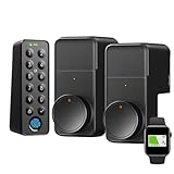 【1ドア2ロック】SwitchBot ロックプロ 指紋認証パッド スイッチボット - Alexa 玄関 遠隔対応 工事不要