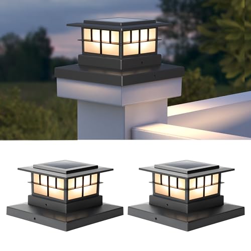 Lampes solaires à capuchon de poteau LUTEC l'élégance de l'éclairage
