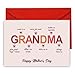 Faythory Mother’s Day Card for Grandma – Cute Funny Grandmother Greeting Card, Happy Mothers Day for Nana, I Love You Card from Grandson or Granddaughter