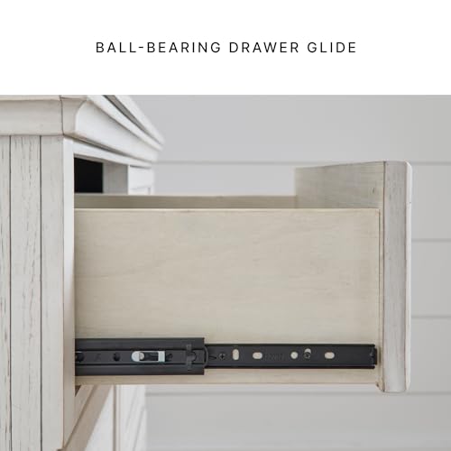 Signature Design by Ashley Dressonni Contemporary Velvet-Lined 2 Drawer Nightstand