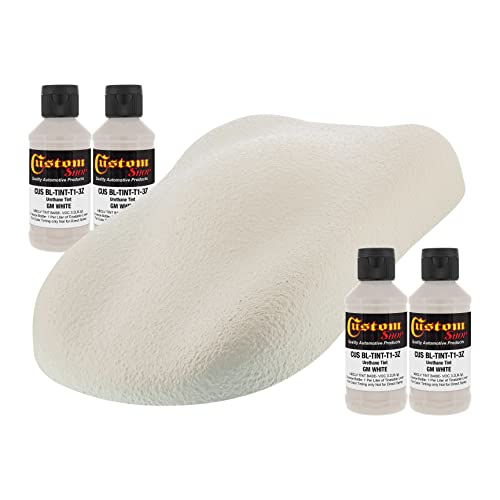 Image of Custom Coat 3 Ounce, GM White, Bed Liner Tint Concentrate, 4 Pack