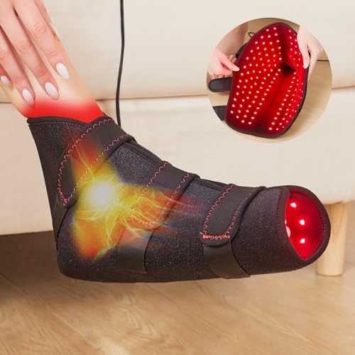 JOBYNA 1 Pack 660nm Red Light & 850nm Infrared Light Shoe — Flickering Pulse Mode