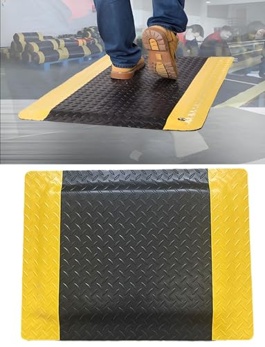 Tapis industriel anti-fatigue contre le mal de dos en atelier