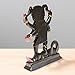 Kali Maa Statue Standing on Lord Shiva – 6.5 Inch Black Marble Mahakali Idol for Home, Mandir, Altar Décor – Hindu Goddess Murti for Worship, Puja, Spiritual & Traditional Decoration