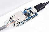 RP2040 Ethernet Port Mini Development Board, Based On Raspberry Pi RP2040 Onboard Controllable via Network, Dual-Core Arm Cortex M0+ Processor, Supports TCP Server/TCP Client/UDP Server/UDP