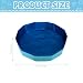 Katzen Pool 30x10cm, Faltbare Katzenpool mit 6 Fischen, Mini Pool für Katzen Hunde, Swimmingpool Welpe, Planschbecken für Katze Hundebadewanne, Minipool Hund für Sommer (A)
